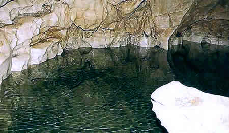 大峯山の天然水　採水地